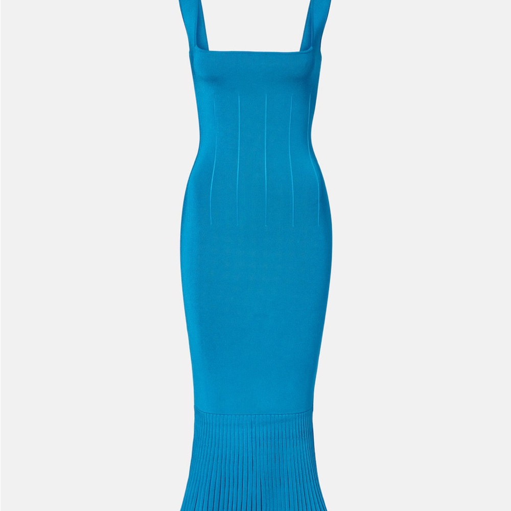 Galvan Blue Atalanta Dress